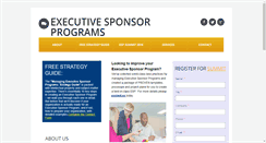 Desktop Screenshot of execsponsorsprogram.com